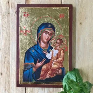 Handmade Orthodox Icon of Panagia the Healer
