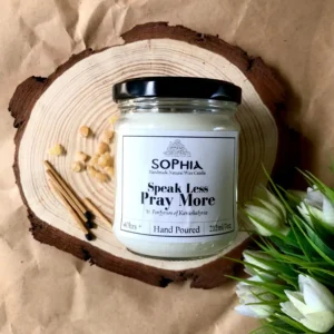 Saint Porphyrios candle Hand-Poured Soy Candle/Bible Scripture Verse Candle/ Christian Candle/ Religious Candle/Meditation Candle