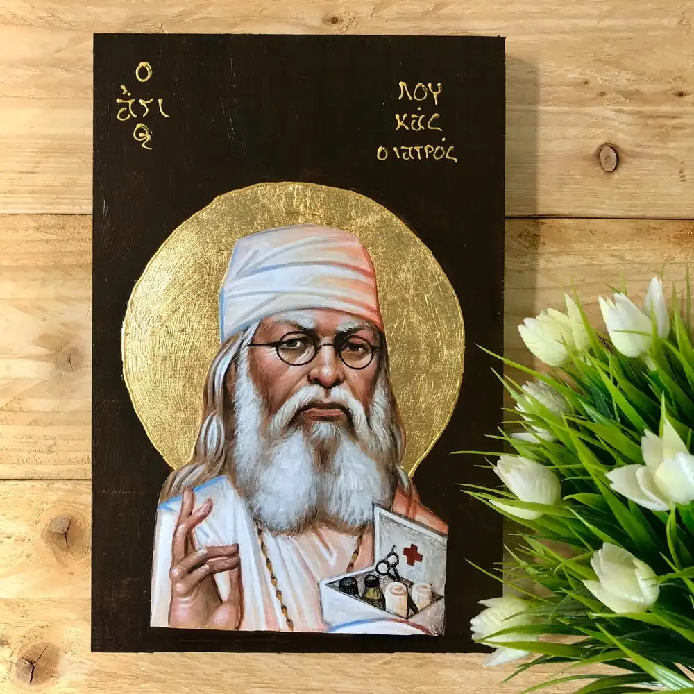 Saint Luke of Simferopol Icon – Greek Russian Orthodox Christian Art – Religious Gift Orthodox Christian Icon