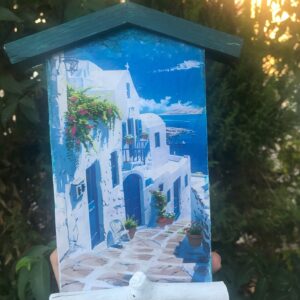 Key Holder Ιnspired From Greek Island / Key Hook / Wall Decor/ Key Holder For Wall / Greek Summer  Greek Island Decor / Key Organizer / Rack