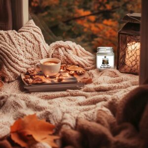 Handmade Soy Wax Candle "Perfect Day for Reading" – Citrus, Violet, Rose, Pine & Cedar, Perfect Gift for Book Lovers