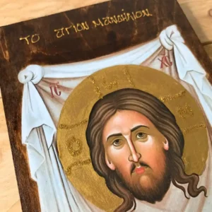 The Holy Napkin Handmade Wooden Orthodox Icon