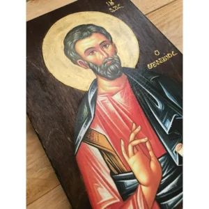 Handmade Orthodox Icon of Saint Jude Thaddeus Orthodox Christian Religious icon St Saint Jude Thaddeus Christian Icon