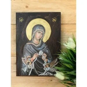 Mary Untier of Knots Icon,