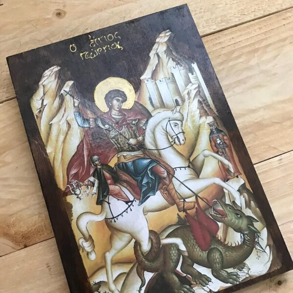 Handmade Icon Saint George the Great Martyr - Artdome Icons