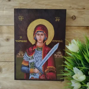 Virgin Mary The Defender General Greek Orthodox Icon