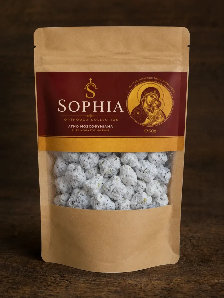Athos Style Incense 100g (3.53 oz) | Traditional Orthodox Incense | Church Incense | Sophia Orthodox Collection