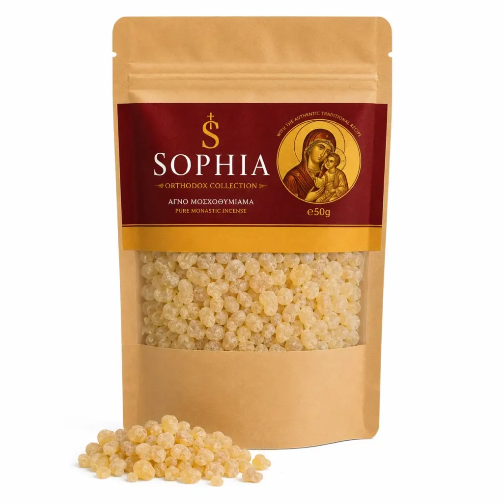 Natural Frankincense Resin 100g (3.53 oz) Pure Incense Resin Orthodox Church Incense Sophia Orthodox Collection