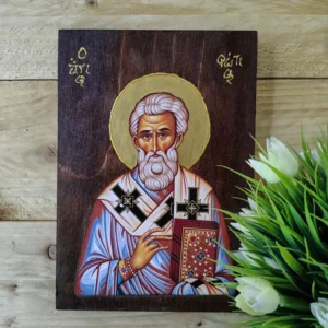 Saint Photios the Great Patriarch – Handmade Orthodox Christian Icon