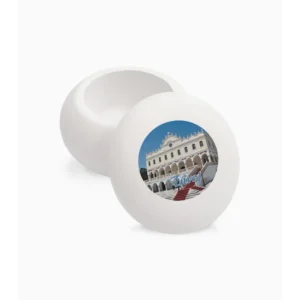 Orthodox Pilgrimage Church Orthodox Decorative Macaron Jar 6.5x6.5x4.5cm