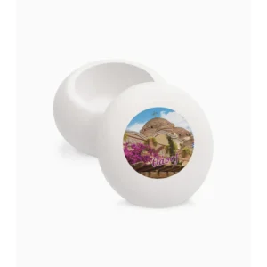 Orthodox Christian Decorative Macaron Jar 6.5x6.5x4.5cm