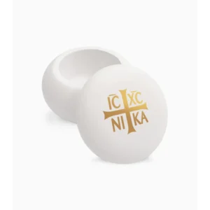 IC XC NIKA Cross Orthodox Decorative Macaron Jar 6.5x6.5x4.5cm